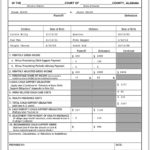 Nc Child Support Worksheet  Briefencounters Or Utah Child Support Worksheet