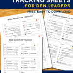 New Cub Scout Tracking Sheets Especially For Lds Dens – The Gospel Home In Webelos Game Design Worksheet