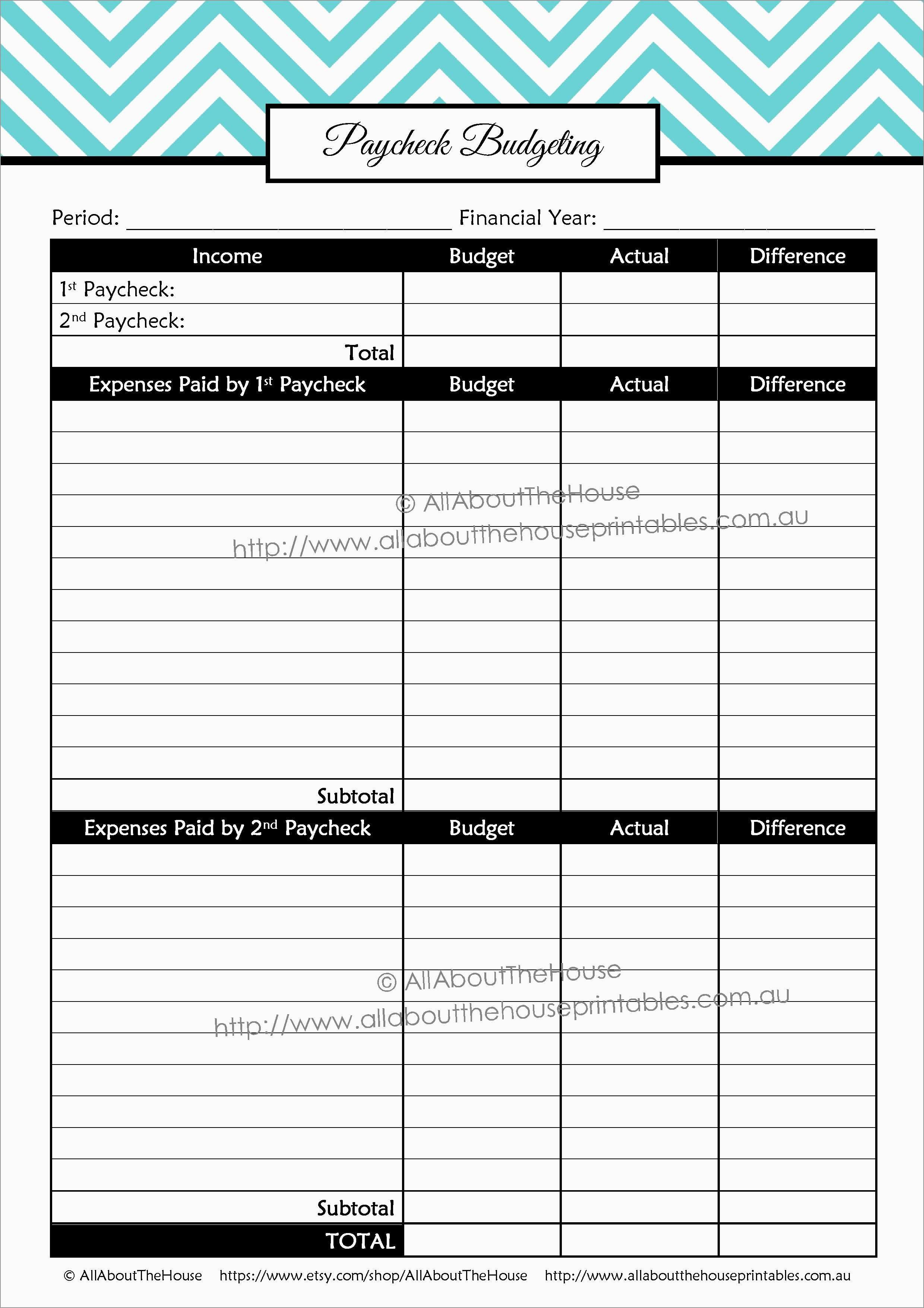 New Free Printable Weekly Budget Template  Best Of Template Within Weekly Budget Worksheet