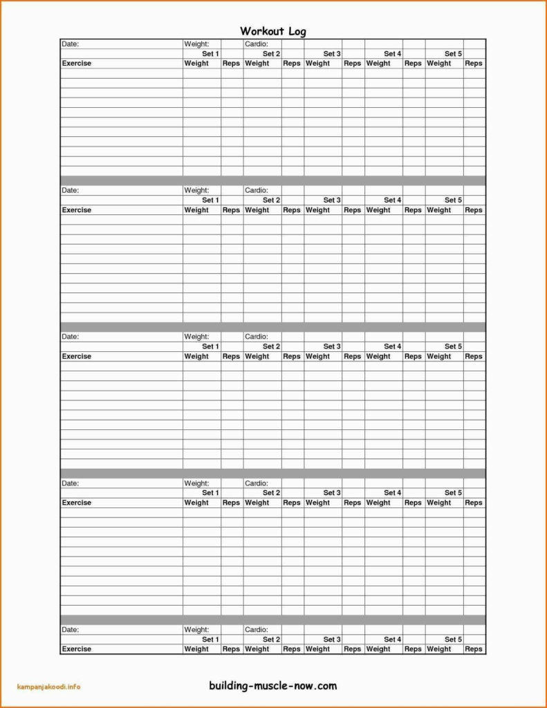 New Weightlifting Spreadsheet Template #exceltemplate #xls also