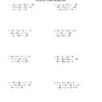 Nidecmege Systems Of Equations Word Problems Worksheet Algebra 2 For Systems Of Linear Equations Word Problems Worksheet Answers