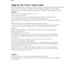 Night Study Guide I Regarding Oprah Elie Wiesel Auschwitz Death Camp Worksheet Answers