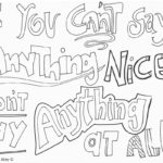 No Bullying Coloring Pages  Classroom Doodles Intended For Bullying Worksheets For Kindergarten