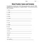 Nomenclature Worksheet Answers Crossword Puzzle Chapter 4A Sleep And Pertaining To Nomenclature Worksheet 1