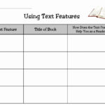 Nonfiction Text Features Worksheet  Briefencounters Regarding Nonfiction Text Features Worksheet