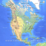 North America Physical Map – Freeworldmaps Regarding Physical Geography Of The United States And Canada Worksheet Answers