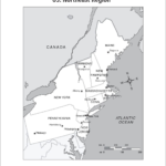 Northeast Region Blank Map Of The 2018 With And Northeast Region Worksheets