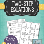 Notes Tw0Step Equations Maze Intended For Shamrockin Equations Worksheet Answers Key