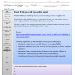 Notesheet  Waterford Union High School Intended For Habit 6 Synergize Worksheet Answers