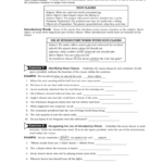 Noun Clauses • Practice 1 212 With Subjects Objects And Predicates With Pirates Worksheet