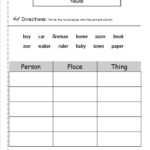 Nouns Worksheets And Printouts For Free Noun Worksheets