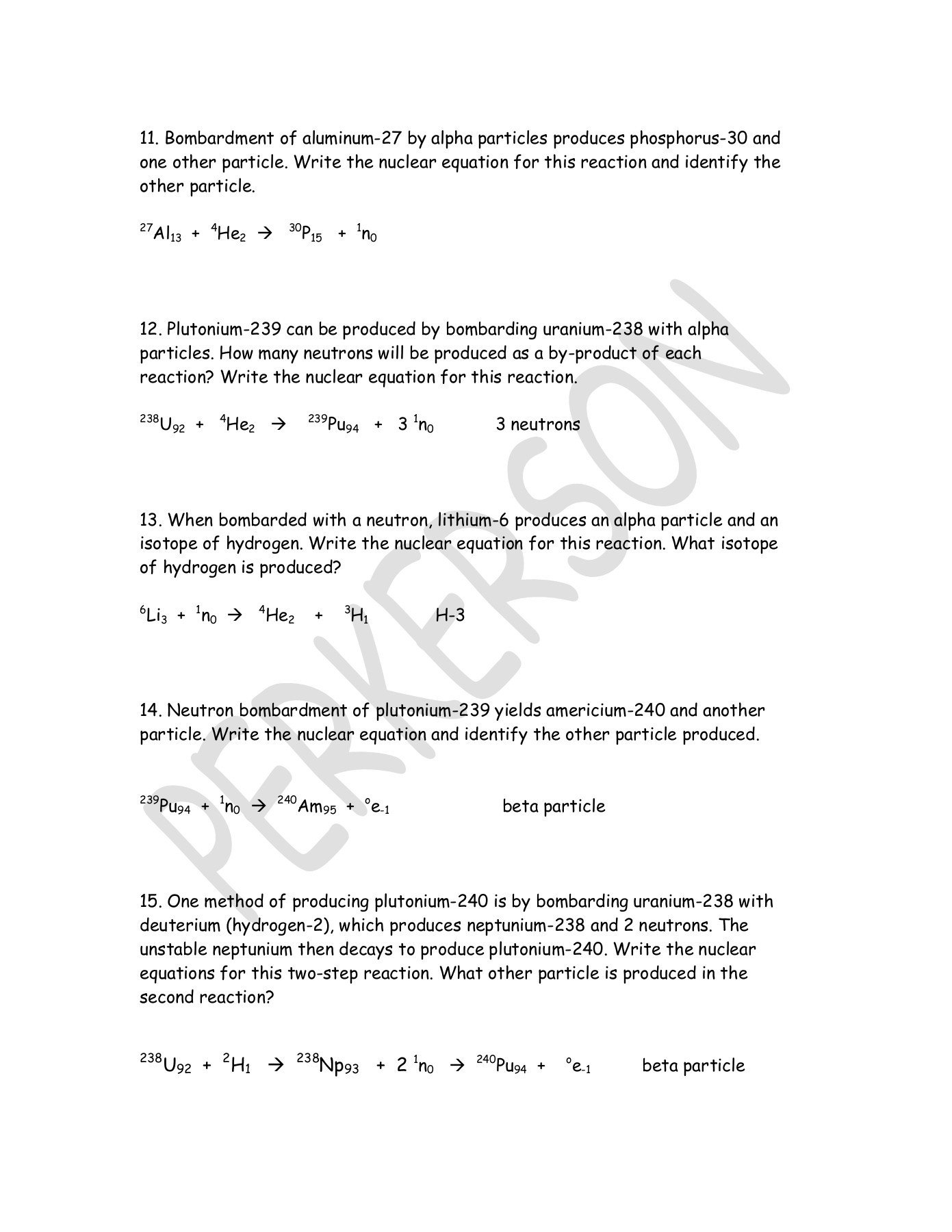 Nuclear Equations Worksheet Answers  Typepad  Fliphtml5 Together With Nuclear Equations Worksheet