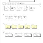 Number And Shape Patterns Worksheets Pertaining To Growing Patterns Worksheets