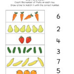 Number Matching Counting And Number Writing Worksheets Also Matching Numbers Worksheets