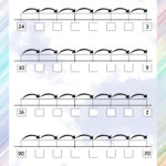 Number Pattern On A Number Line  Mathsdiary In Number Pattern Worksheets For Grade 1