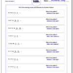 Number Patterns With Number Pattern Worksheets For Grade 1
