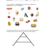 Nutrition Worksheets Middle School Nutrition Worksheets Middle Intended For Free Health Worksheets For Middle School