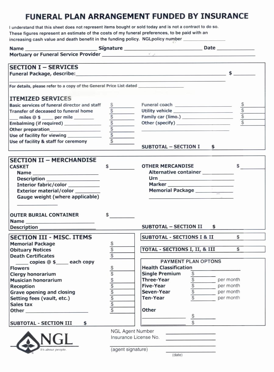 Of Funeral Planning Worksheet – Diocesisdemonteria For Funeral Planning Worksheet