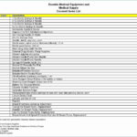 Office Supply Inventory List Comfortable Medical Supply Inventory ... Throughout Office Supply Inventory Spreadsheet