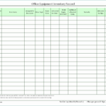 Office Supply Inventory Template Better Fice Equipment Inventory ... As Well As Equipment Tracking Spreadsheet