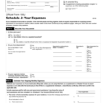 Official Form 6I  Bankruptcy Software Also Bankruptcy Expense Worksheet