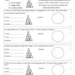 Ohms Law Practice Problems Name For Ohms Law Practice Worksheet