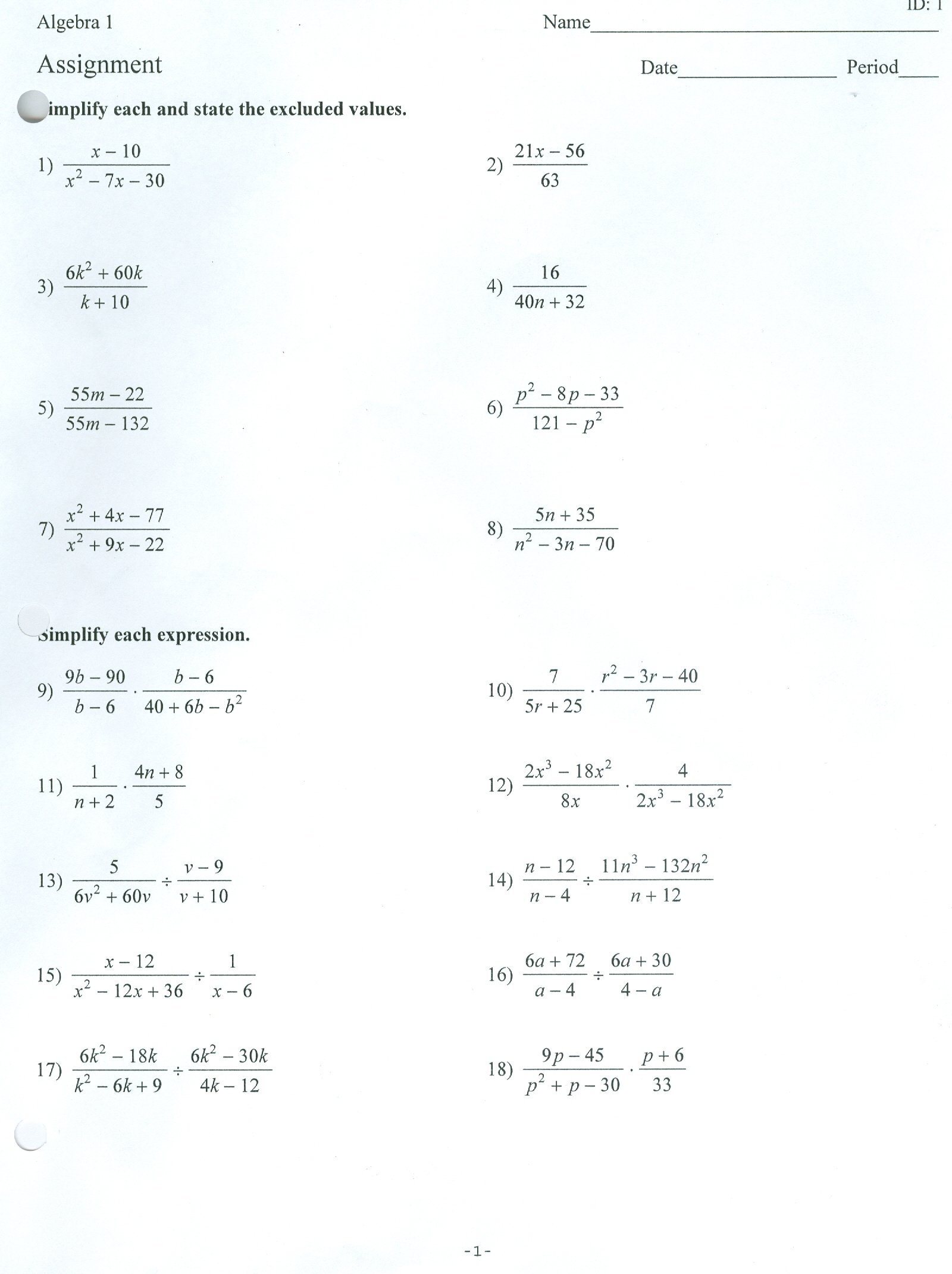 Online Graphs 2018 » Graphing Quadratic Review Worksheet  Online Graphs Or Quadratics Review Worksheet Answers