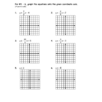 Online Graphs 2018 » Solving Systems Of Equationsgraphing Or Solve Each System By Graphing Worksheet