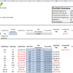 Option Trading Journal Template – Options Tracker Spreadsheet Within Stock Options Worksheet