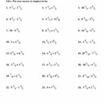 Order Of Operations With Decimals And Fractions Mixed Negatives A Also Order Of Operations With Fractions Worksheet