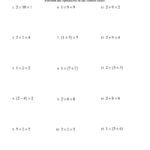 Order Of Operations Worksheet 6Th Grade The Best Worksheets Image Inside Order Of Operations Worksheet 6Th Grade