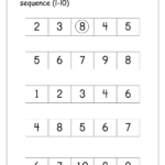 Ordering Numbers Worksheets Missing Numbers What Comes Before And With Regard To Number Sequence Worksheets