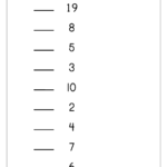 Ordering Numbers Worksheets Missing Numbers What Comes Before And Within Counting Worksheets 1 20