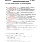 Organic Molecules Worksheet Review  Briefencounters With Nutrition Label Worksheet Answer Key