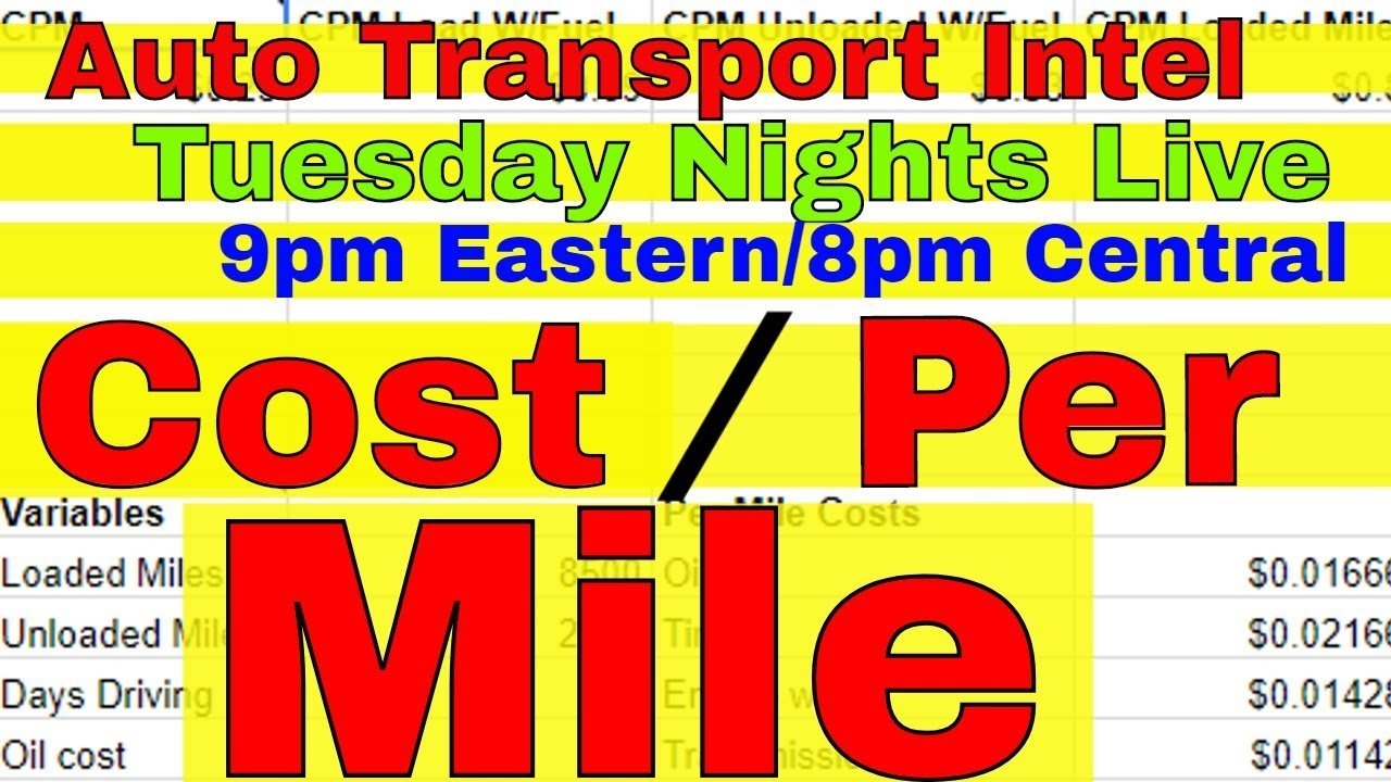 Owner Operator Trucking Business Calculating Transport Cost Per Mile ... Intended For Ooida Cost Per Mile Spreadsheet