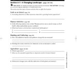 Pages 139–143 Together With 6 1 A Changing Landscape Worksheet Answers