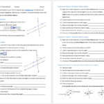 Parallel And Perpendicular Lines  Systry Together With Parallel Lines Cut By A Transversal Worksheet Answer Key