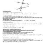 Parallel Lines And Transversals  Parallel Lines  Worksheet On Inside Lines And Angles Worksheet