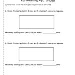 Partition Rectangles Worksheets Ccss 2G2 For Dividing Shapes Into Equal Parts Worksheet