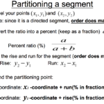 Partitioning A Segment  Easing The Hurry Syndrome Or Partitioning A Line Segment Worksheet Answers