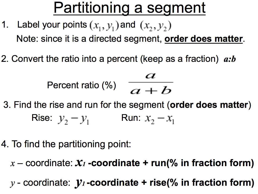 Partitioning A Segment  Easing The Hurry Syndrome Or Partitioning A Line Segment Worksheet Answers