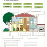 Parts Of The House  Interactive Worksheet Intended For Parts Of A Check Worksheet