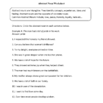 Parts Speech Worksheets  Noun Worksheets Pertaining To Honesty Worksheets Pdf