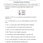Parts Speech Worksheets  Pronoun Worksheets Or Subject Pronoun Worksheets For Grade 2