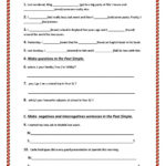 Past Simple All Form Regular And Irregular Verbs  Interactive And Present Tense Spanish Worksheet Pdf