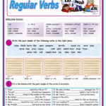Past Simple Of Regular Verbs Worksheet  Free Esl Printable Also Y To Ied Worksheets