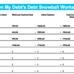 Pay Down My Debt's Debt Snowball Worksheet Together With Debt Elimination Worksheet