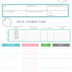 Paying Off Debt Worksheets Together With Debt Payoff Worksheet Pdf