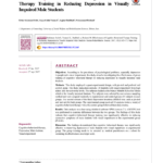 Pdf Effectiveness Of Cognitive Behavioral Therapy Training In In Cbt Worksheets For Depression