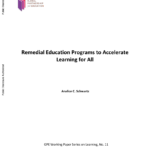 Pdf Remedial Education To Accelerate Learning For All And Accelerate Learning Worksheet Answers